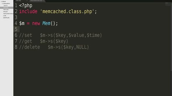 自己的memcache类
