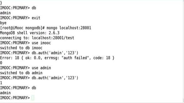 MongoDB-关于角色