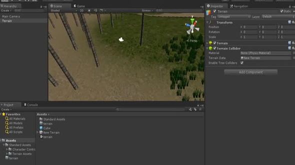 Unity 3D 地形烘焙和使用导航网格
