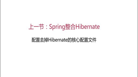 编写DAO的代码-Spring整合Hibernate