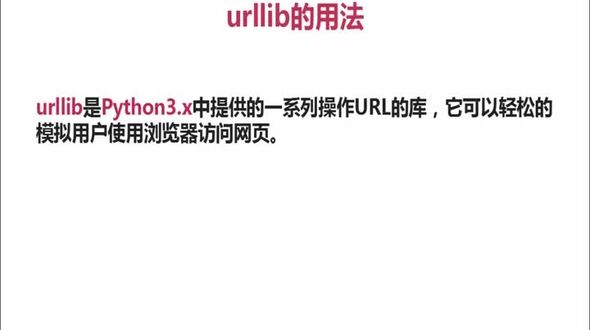 urllib基本用法