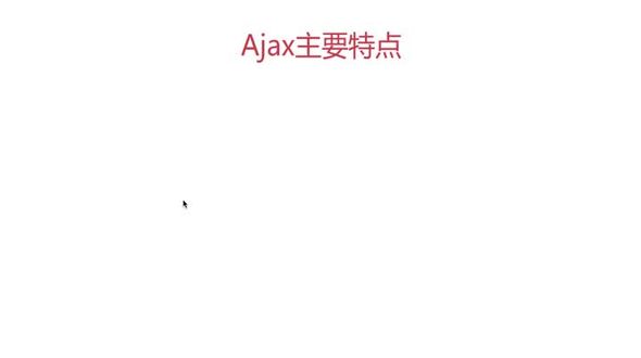 Ajax的特点及实现思路