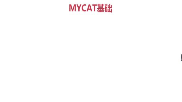 MyCAT的基本概念