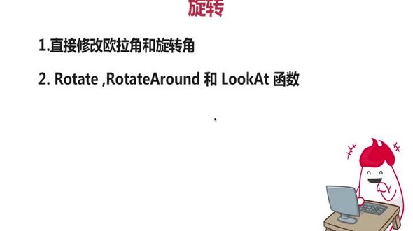 旋转(直接修改方向)
