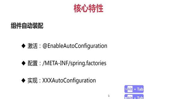 核心特性- 组件自动装配-工程部分 -