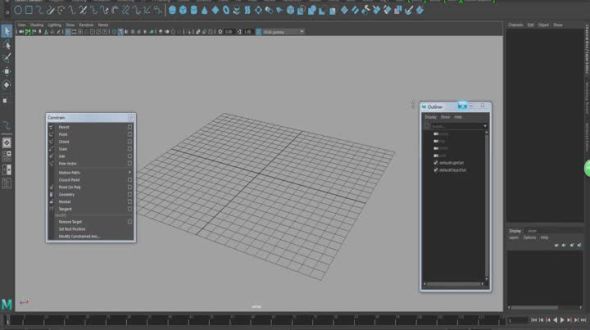 maya绑定基础 -目标元素（二）