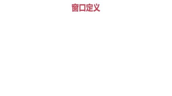窗口定义
