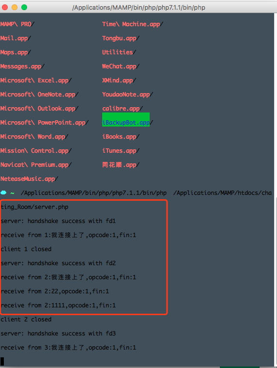swoole websocket无法console回调结果