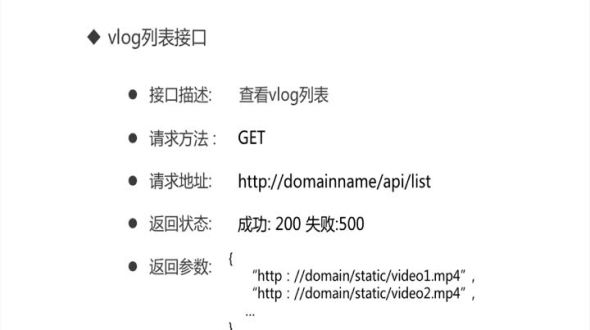 Vlog列表获取接口【开启&ldquo;日常搬砖&rdquo;模式】