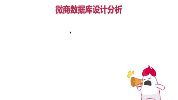 微商数据库设计分析