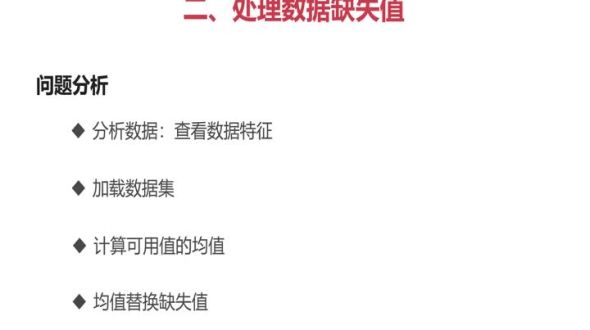 处理数据缺失值（1）
