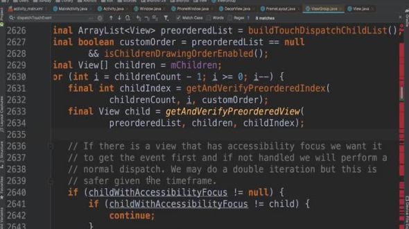 ViewGroup事件分发源码分析（4）