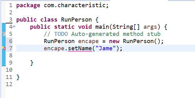 java找不到封装的对象