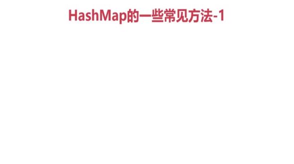 HashMap常用方法1