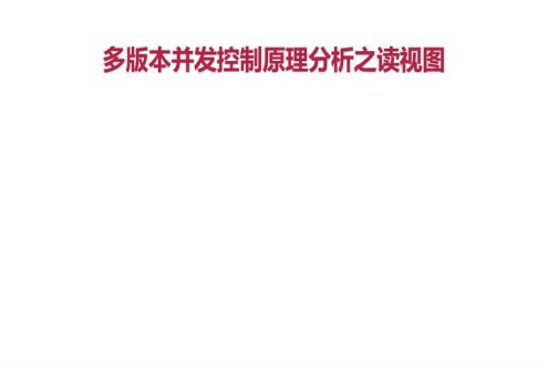 读视图