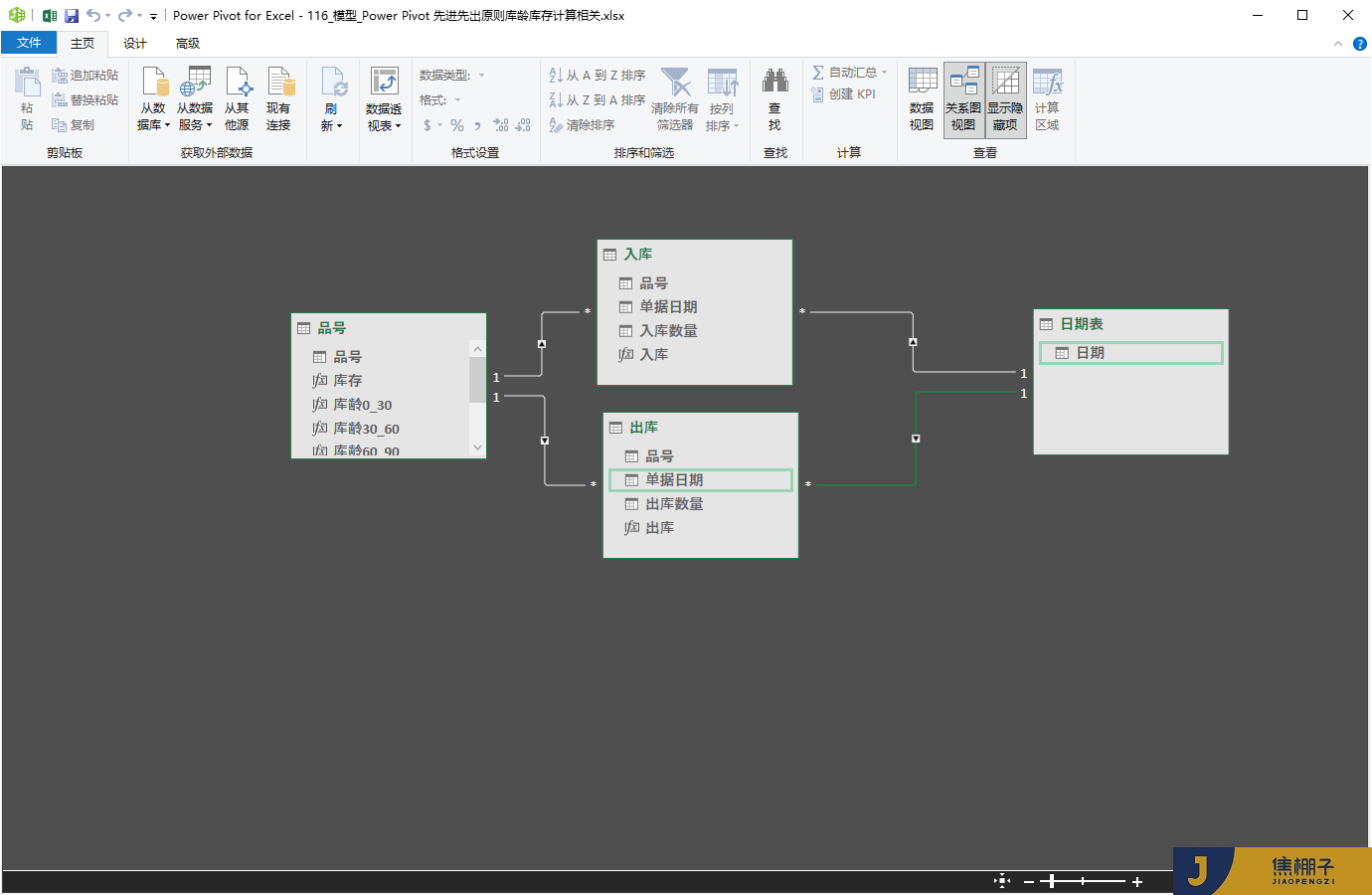 116_Power Pivot 先进先出原则库龄库存计算相关