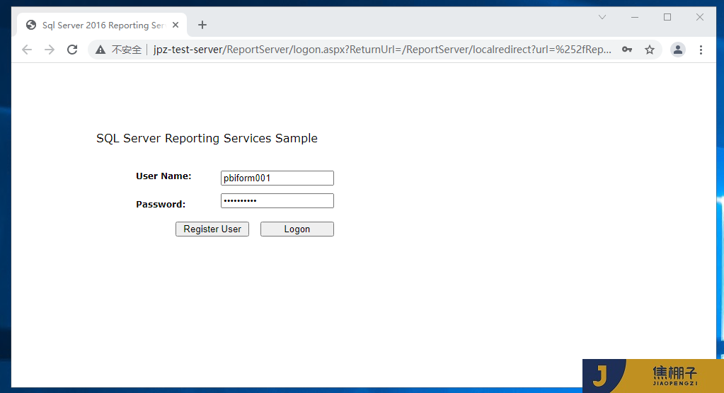 145_Power BI Report Server自定义Form登录