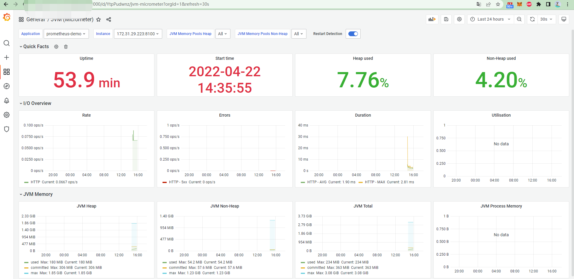 生产环境安装Prometheus+Grafana