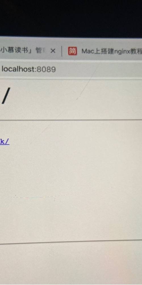 请问老师,我的localhost:8089出不来这个页面-慕课网